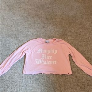 Wild Fox Naughty Nice Whatever Sweatshirt